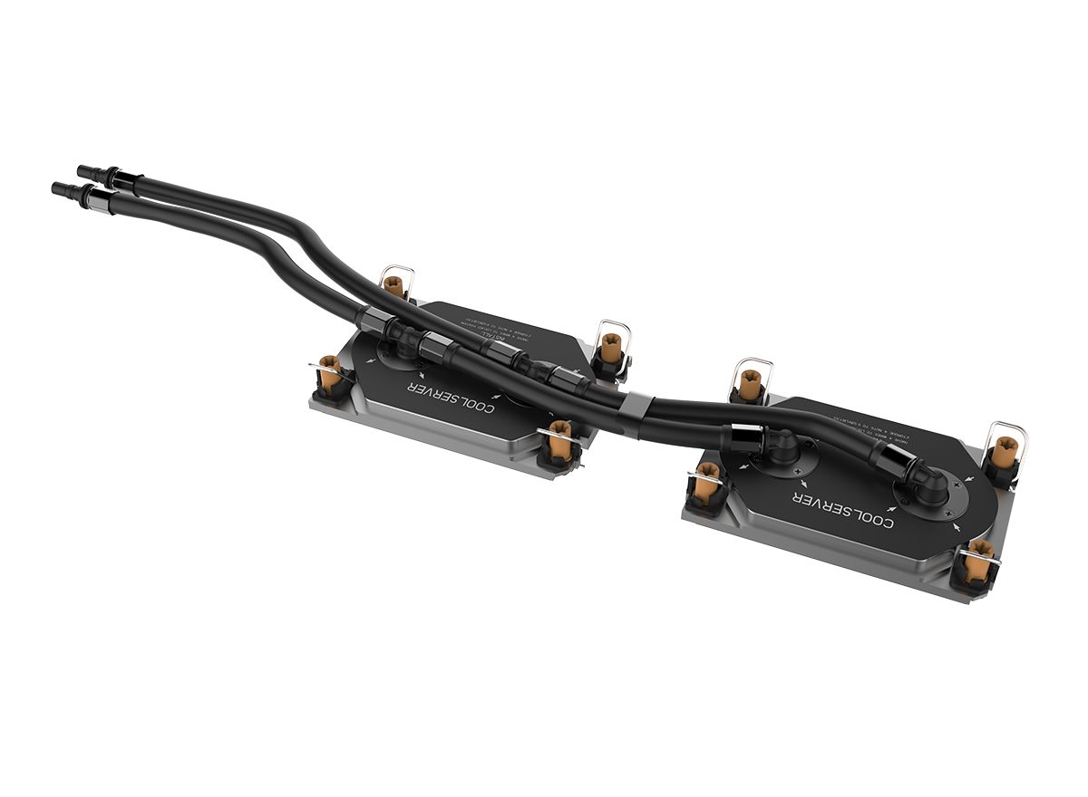 Liquid cooled heatsink for CPU